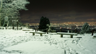 金剛山からの夜景