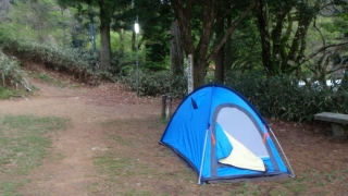 金剛山でテント泊